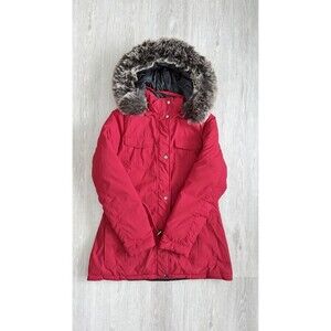 Urban Heritage REVERSIBLE Winter Parka Red/Black Women's Large